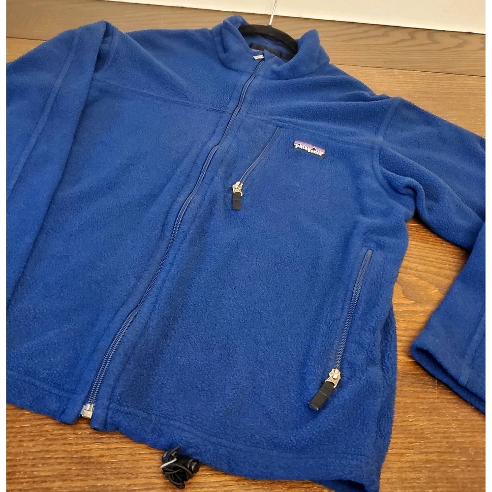 Patagonia Synchilla Fleece Full Zip Jacket Men's M Blue Activewear